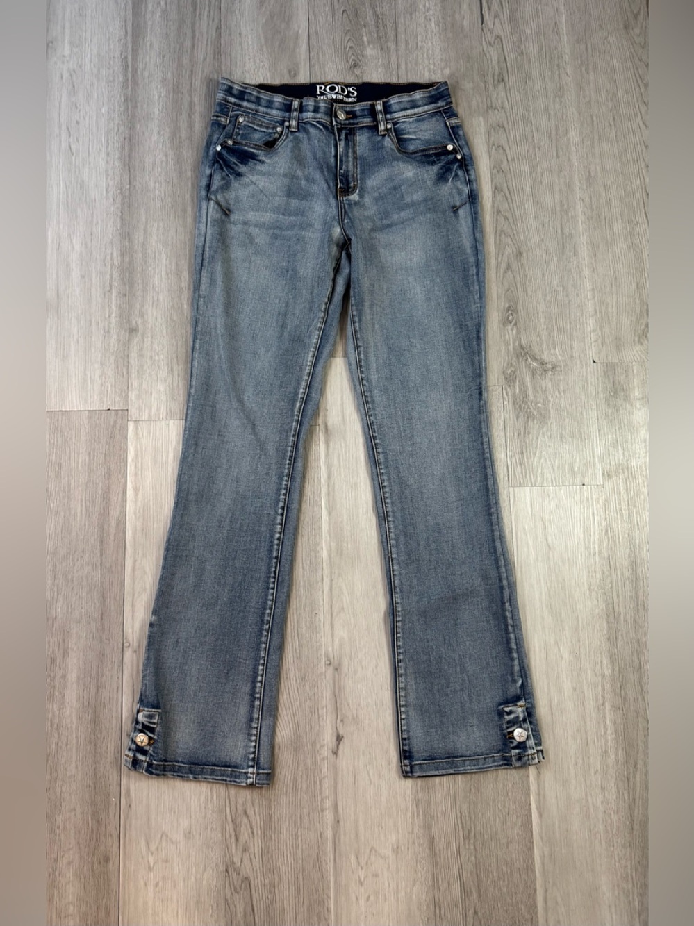 Rod’s True Western Wear Boot Cut Blue Denim  Jeans Size 9/10